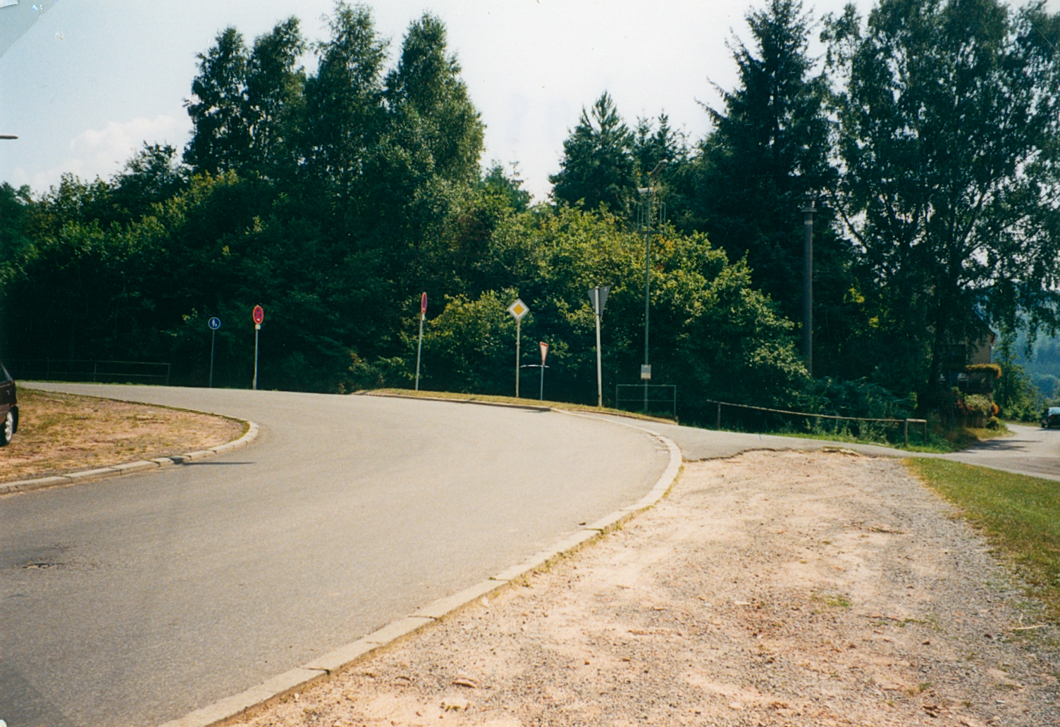 Blick Richtung Burgsinn / Wiesenweg